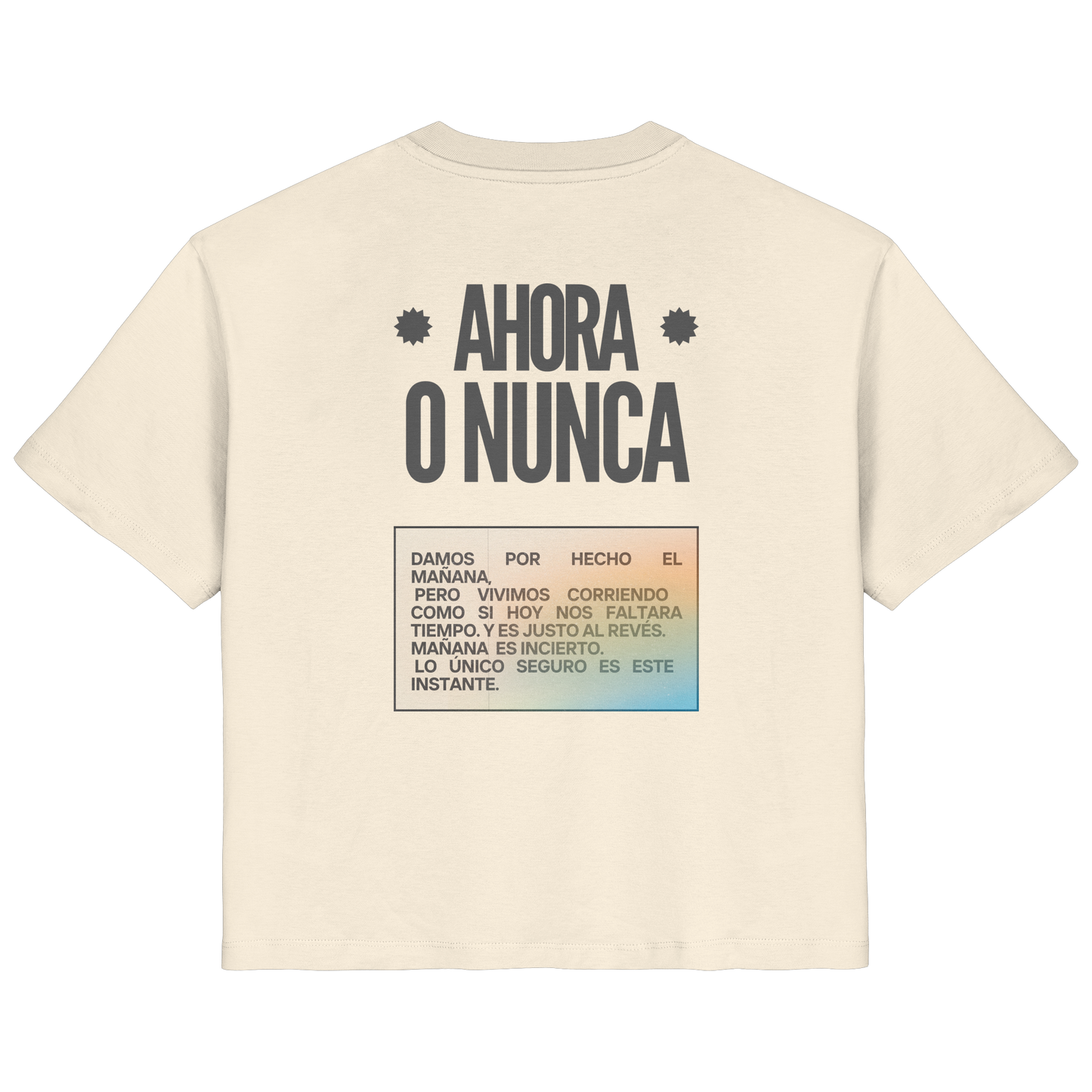 AHORA O NUNCA
