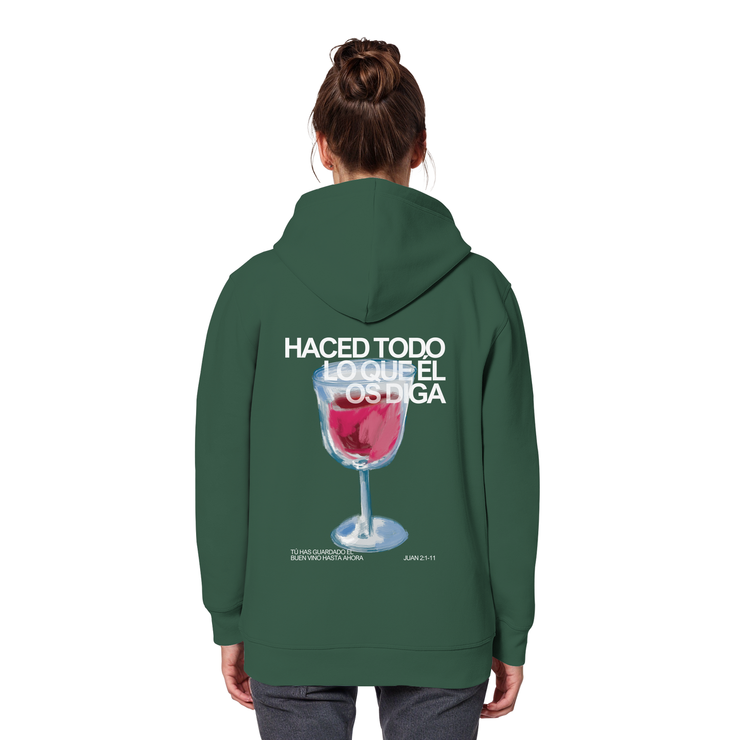 LO QUE ÉL OS DIGA SUDADERA CAPUCHA