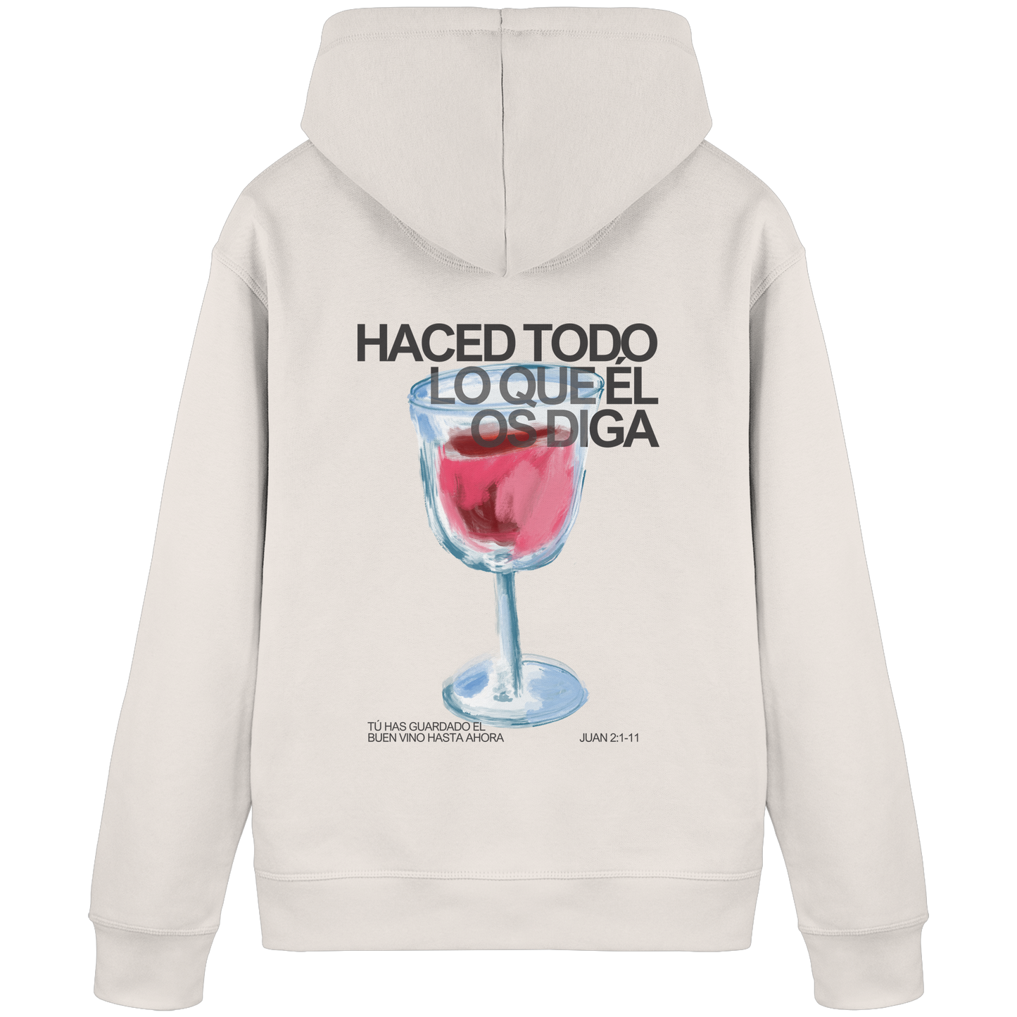 LO QUE ÉL OS DIGA SUDADERA CAPUCHA