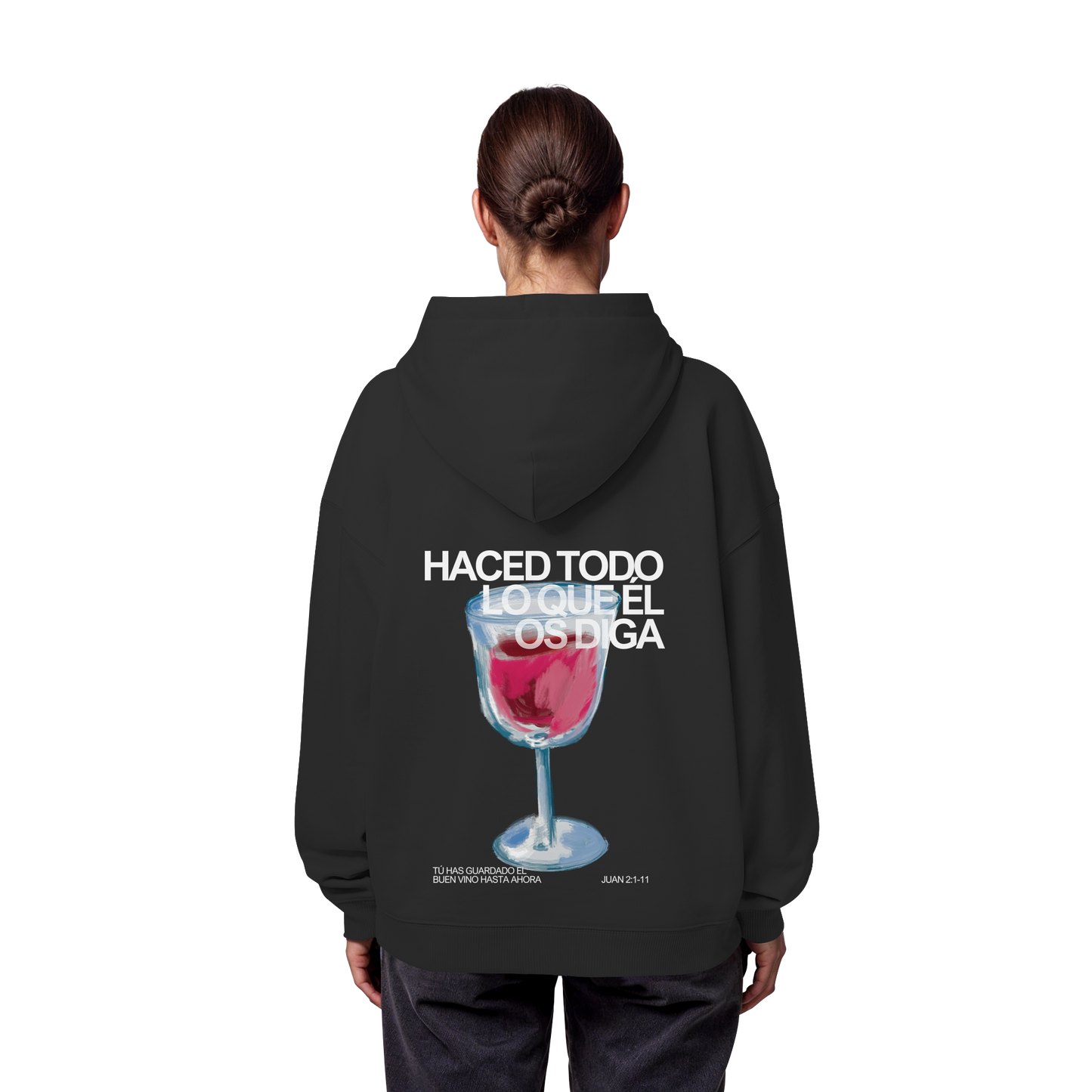 LO QUE ÉL OS DIGA SUDADERA UNISEX OVERSIZE