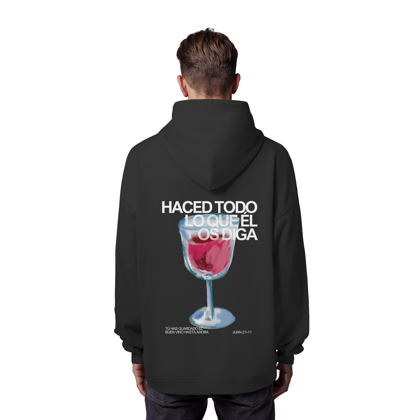 LO QUE ÉL OS DIGA SUDADERA UNISEX OVERSIZE
