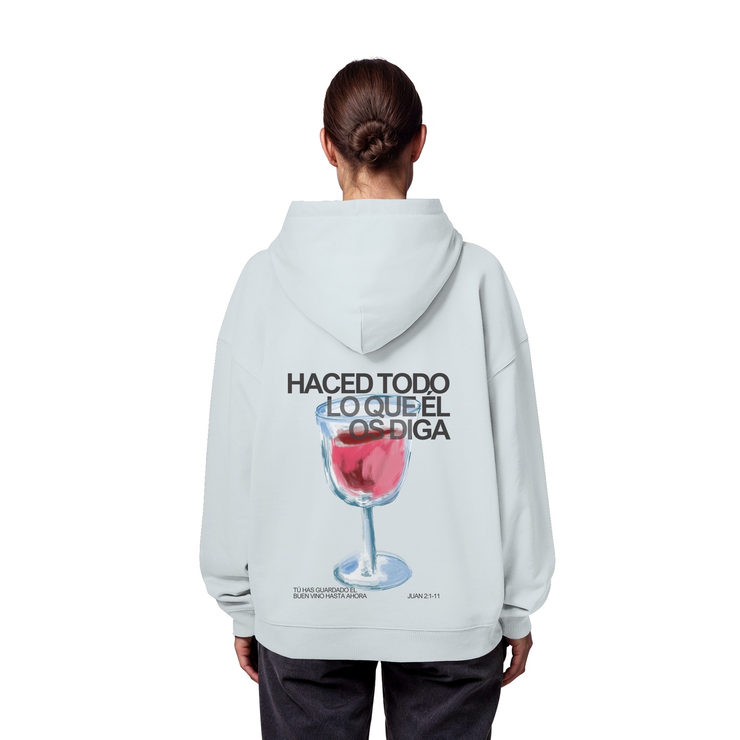 LO QUE ÉL OS DIGA SUDADERA UNISEX OVERSIZE
