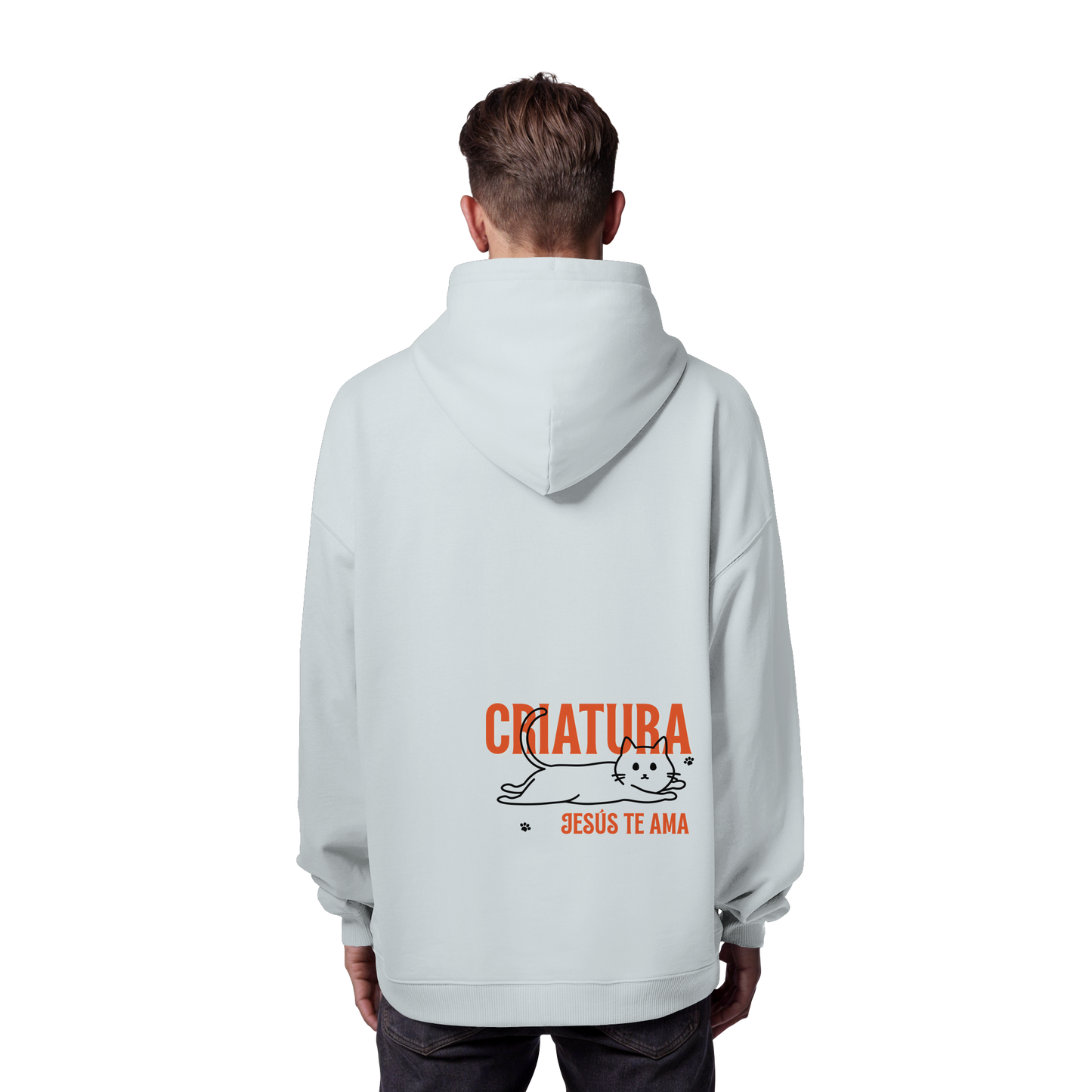 JESÚS TE AMA SUDADERA UNISEX OVERSIZE