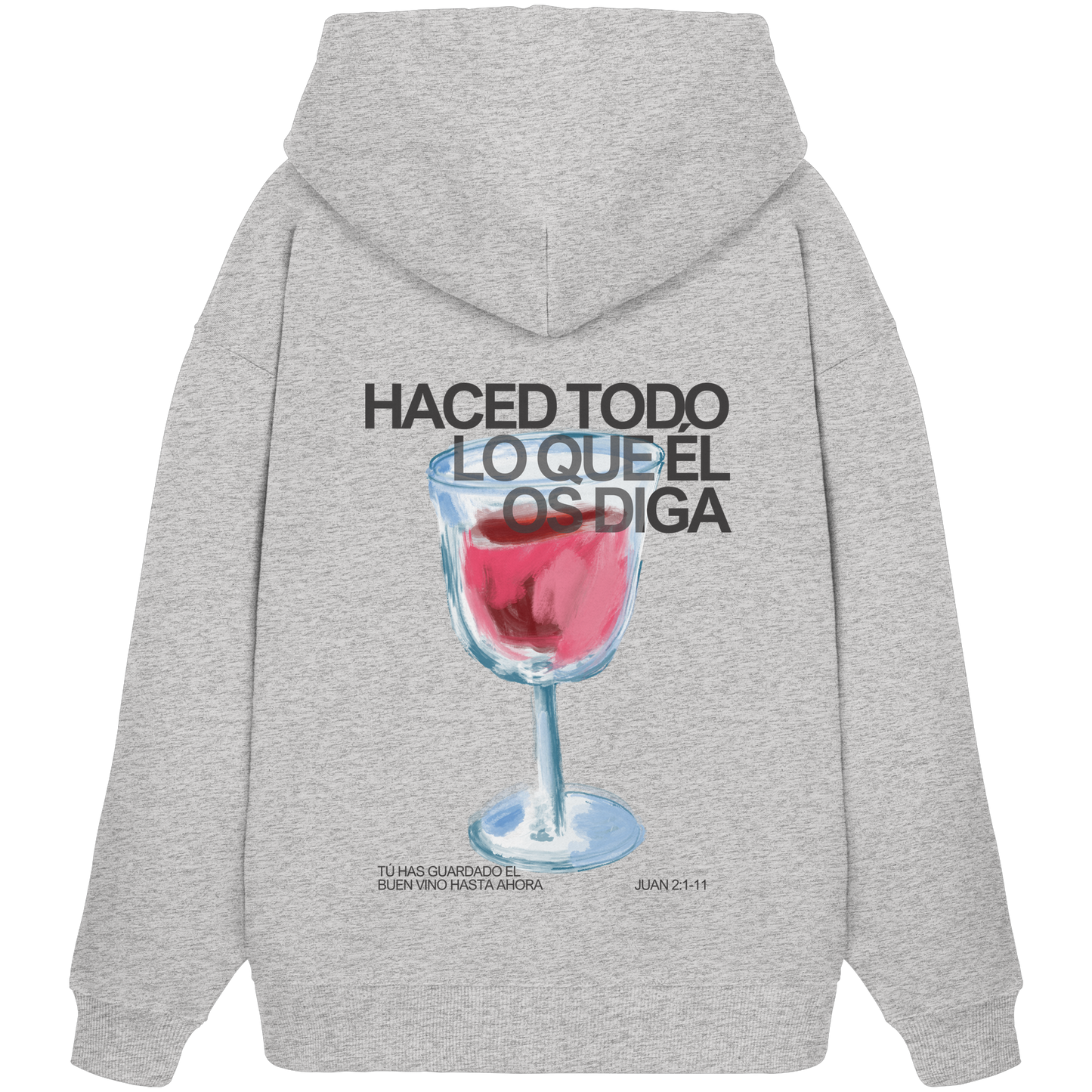 LO QUE ÉL OS DIGA SUDADERA UNISEX OVERSIZE