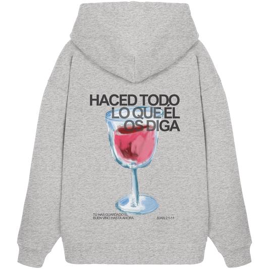 LO QUE ÉL OS DIGA SUDADERA UNISEX OVERSIZE