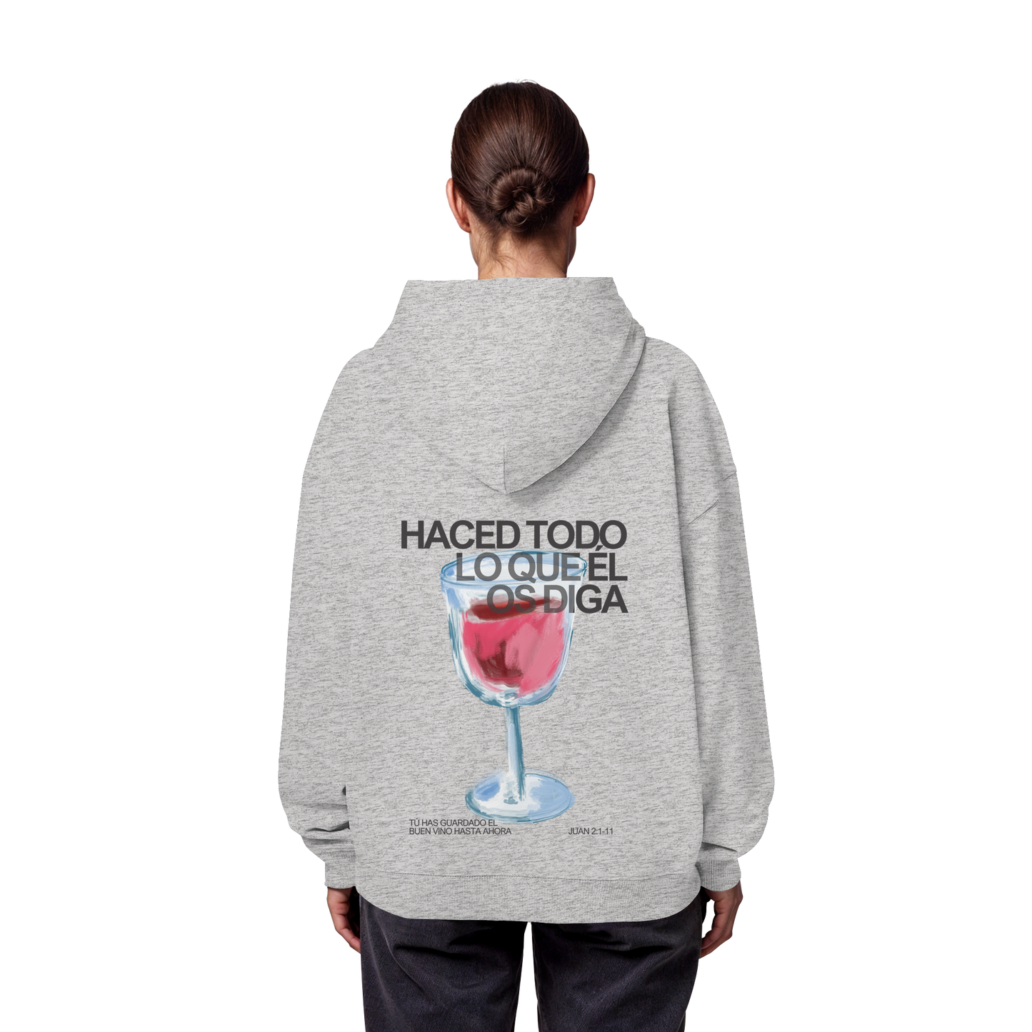 LO QUE ÉL OS DIGA SUDADERA UNISEX OVERSIZE