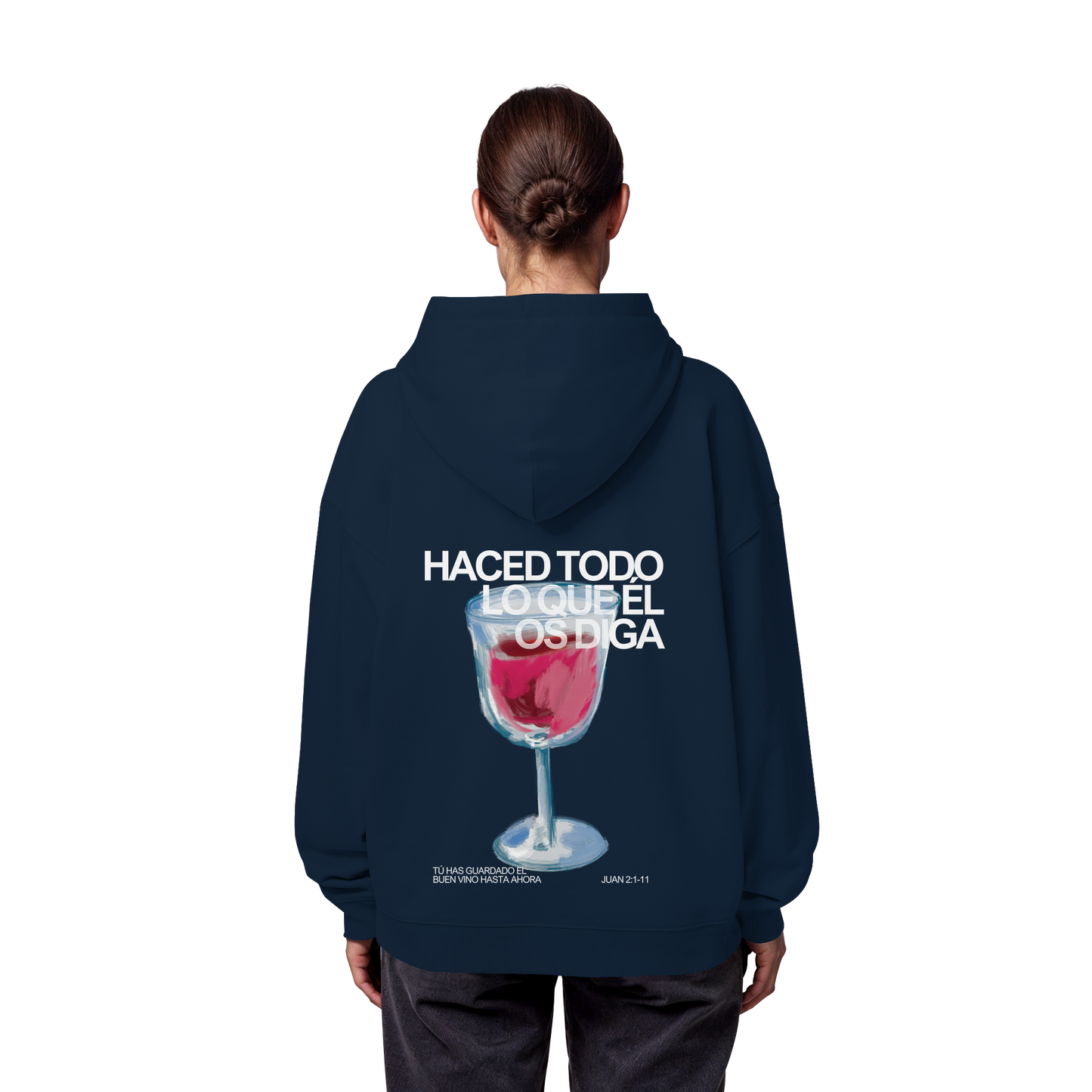 LO QUE ÉL OS DIGA SUDADERA UNISEX OVERSIZE