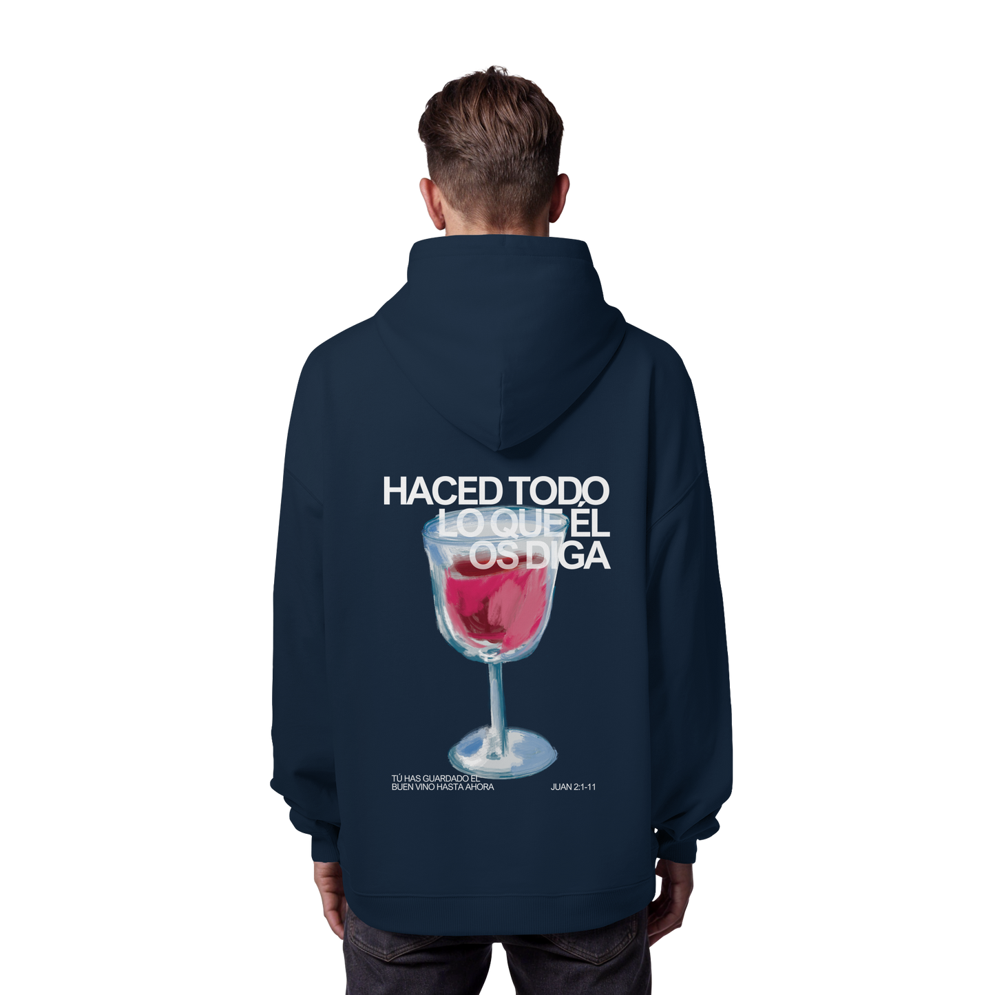 LO QUE ÉL OS DIGA SUDADERA UNISEX OVERSIZE