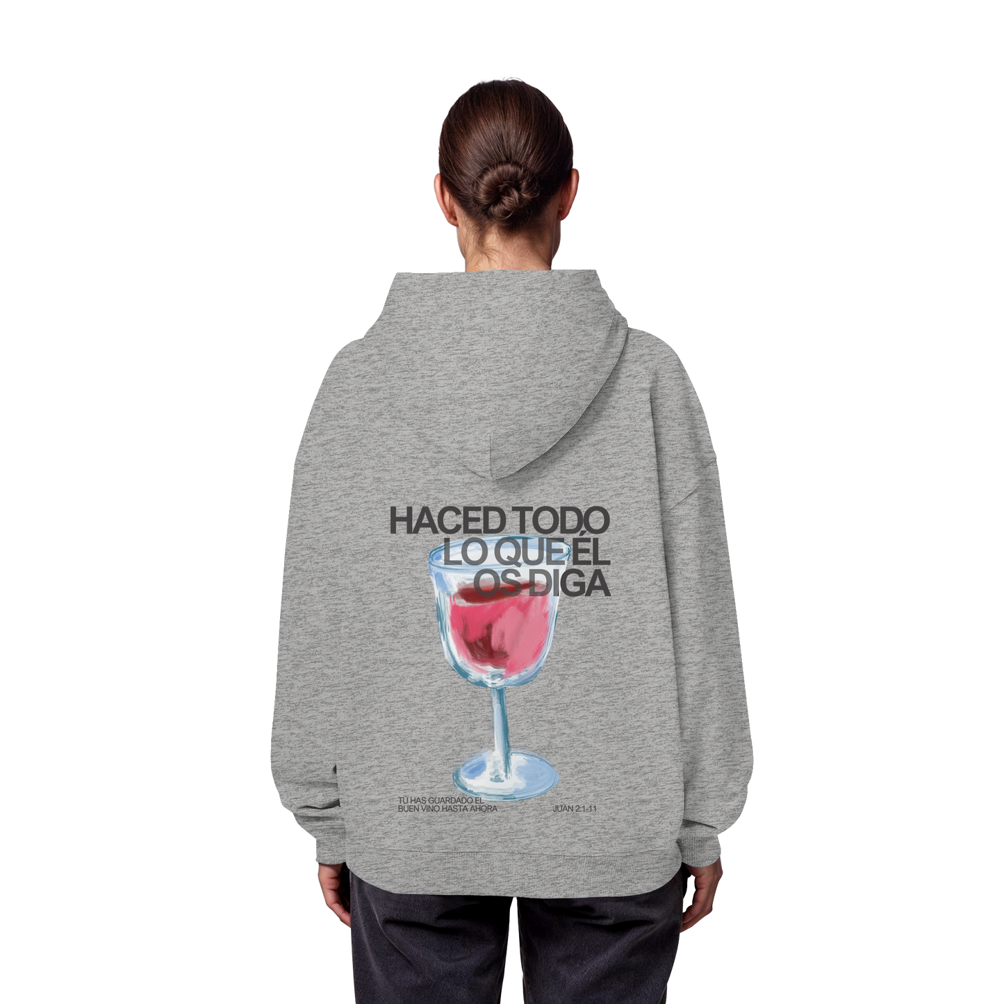 LO QUE ÉL OS DIGA SUDADERA UNISEX OVERSIZE