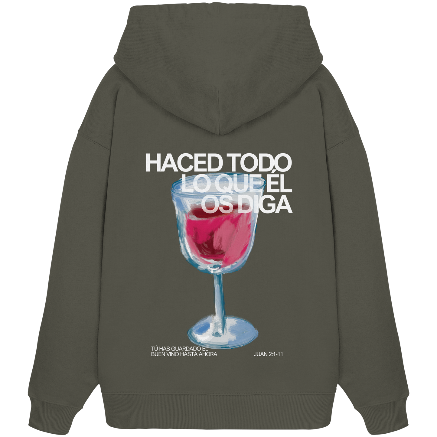 LO QUE ÉL OS DIGA SUDADERA UNISEX OVERSIZE