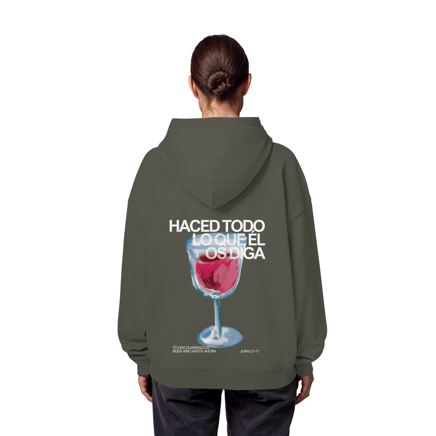 LO QUE ÉL OS DIGA SUDADERA UNISEX OVERSIZE