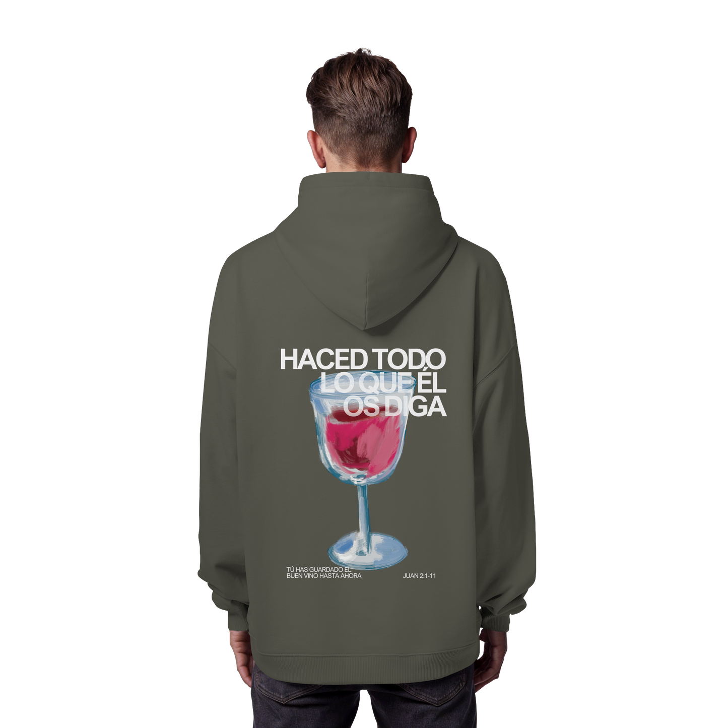 LO QUE ÉL OS DIGA SUDADERA UNISEX OVERSIZE