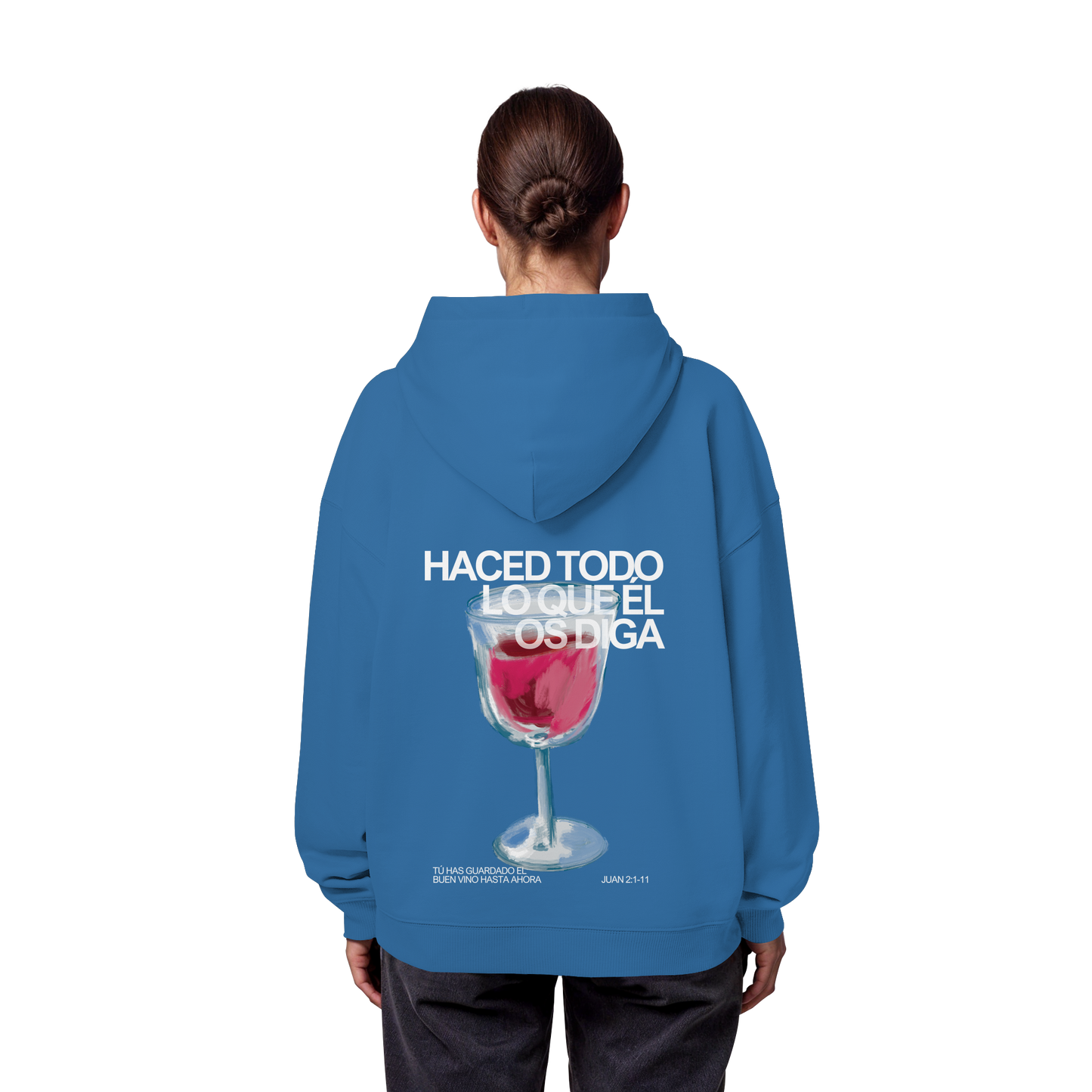 LO QUE ÉL OS DIGA SUDADERA UNISEX OVERSIZE