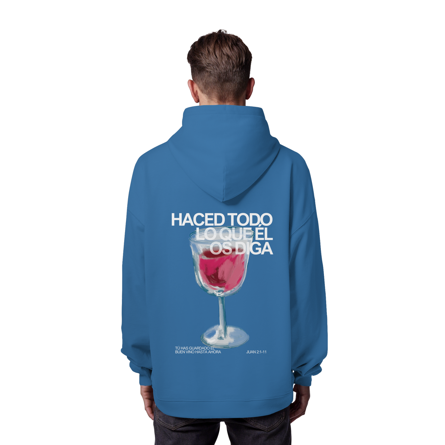 LO QUE ÉL OS DIGA SUDADERA UNISEX OVERSIZE