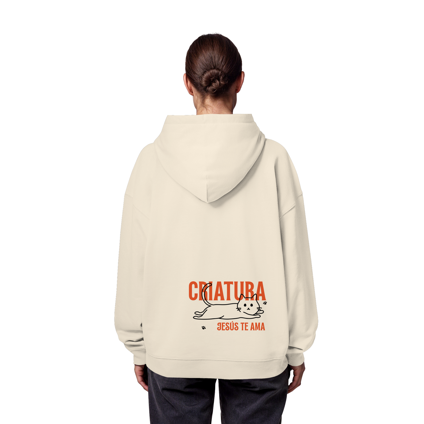 JESÚS TE AMA SUDADERA UNISEX OVERSIZE