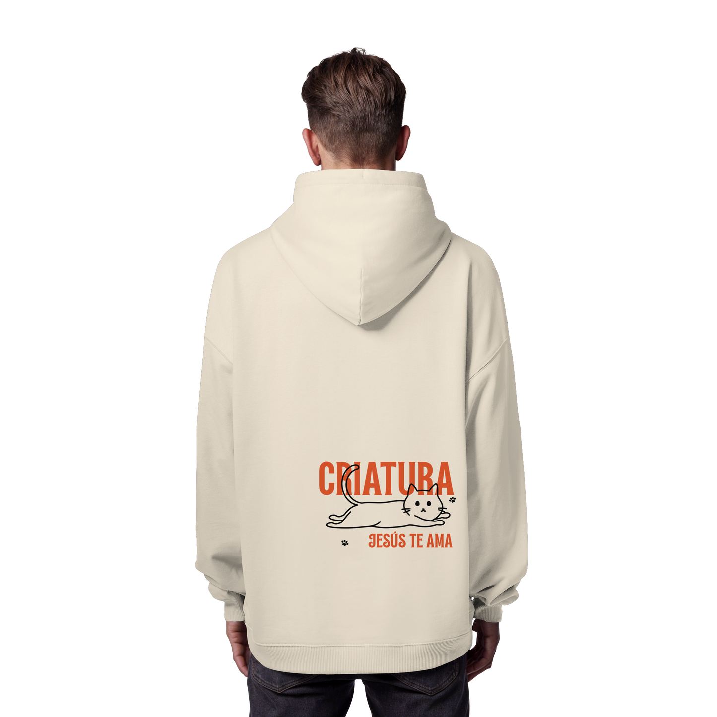 JESÚS TE AMA SUDADERA UNISEX OVERSIZE