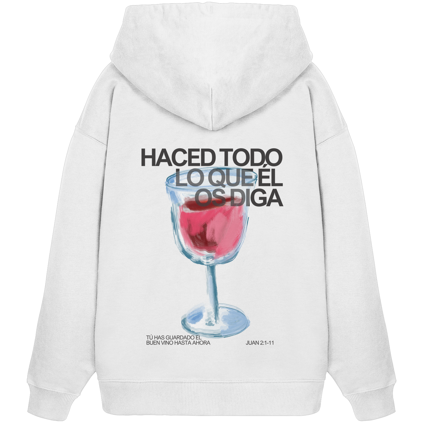 LO QUE ÉL OS DIGA SUDADERA UNISEX OVERSIZE