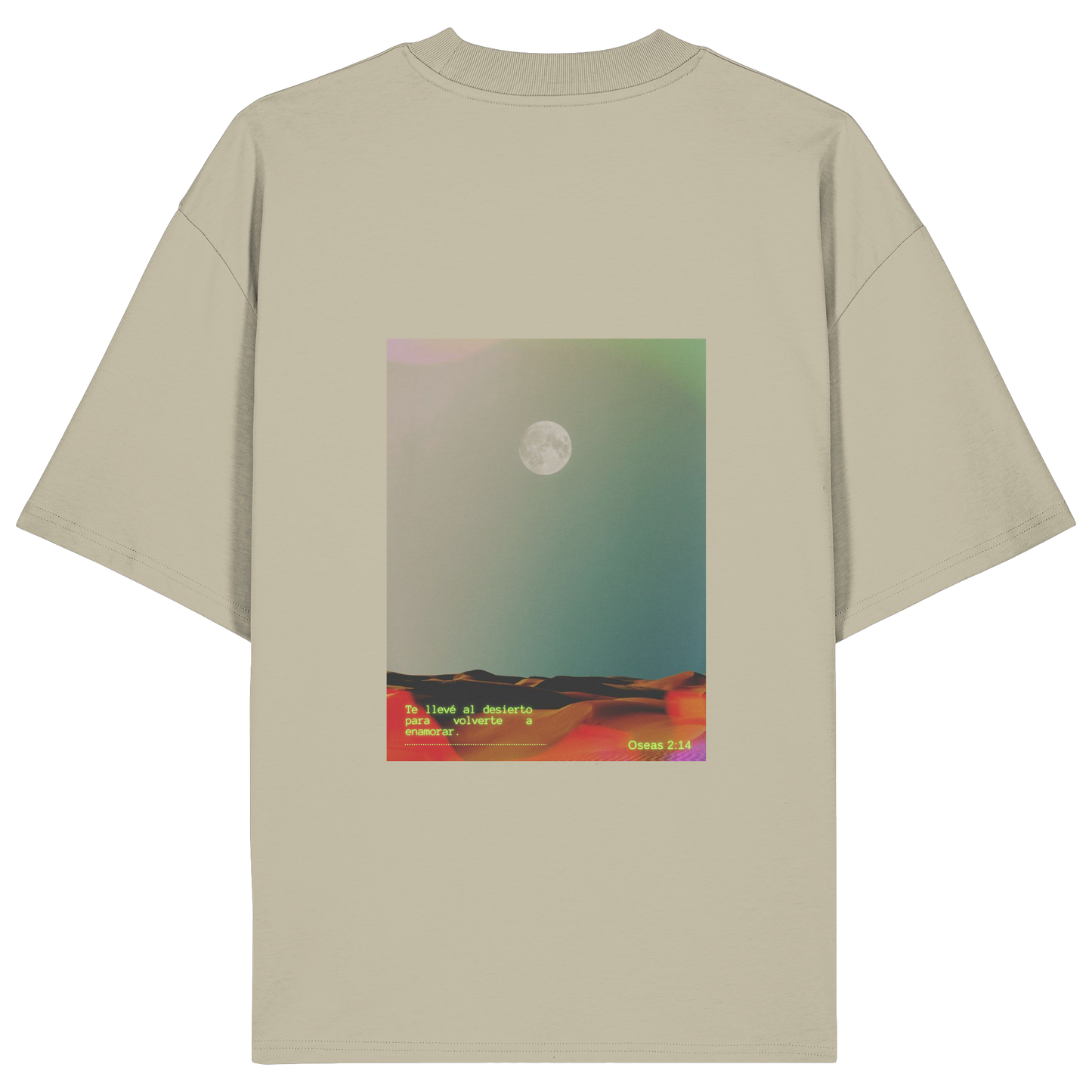 DESIERTO CAMISETA UNISEX OVERSIZE