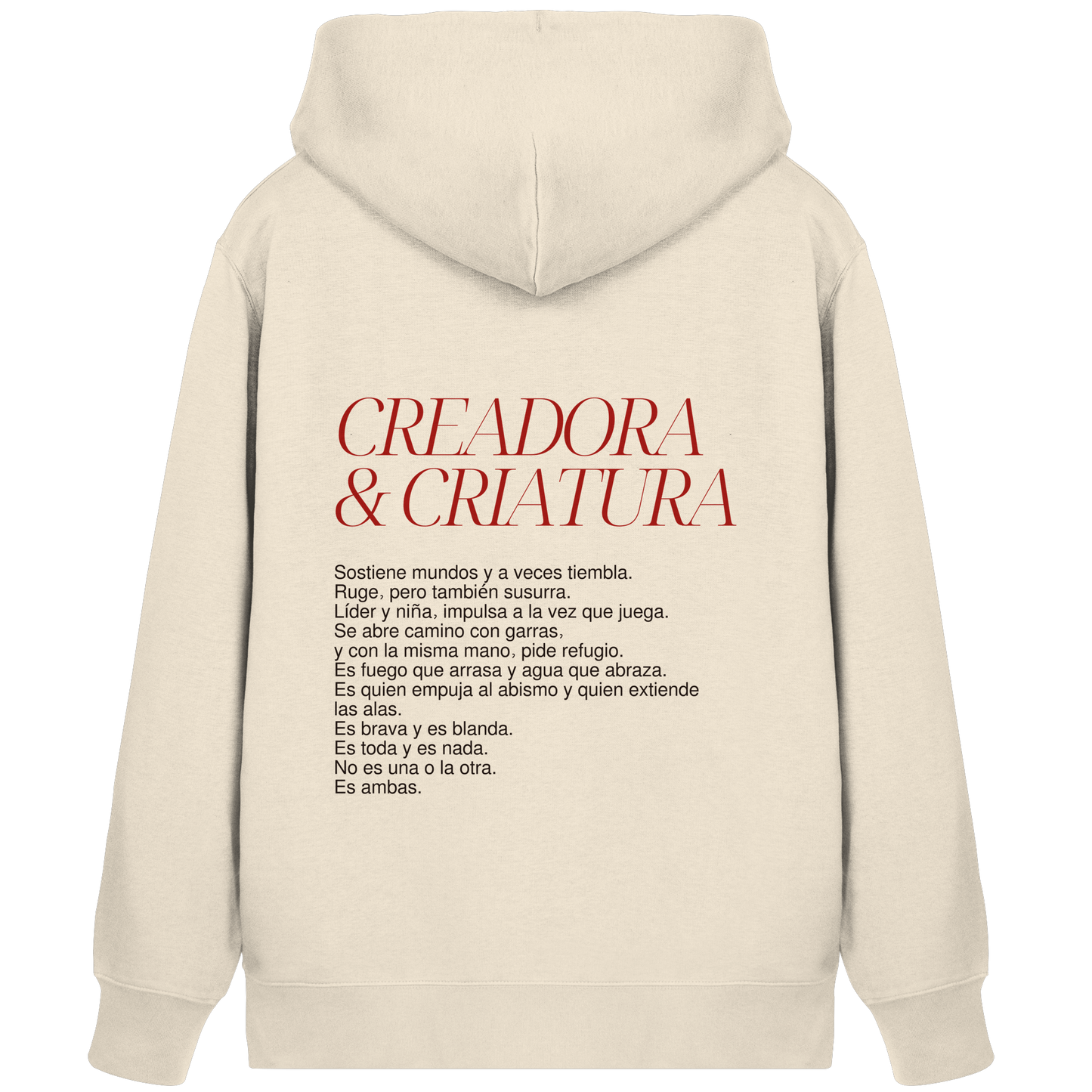 CRIATURA Y CREADORA
