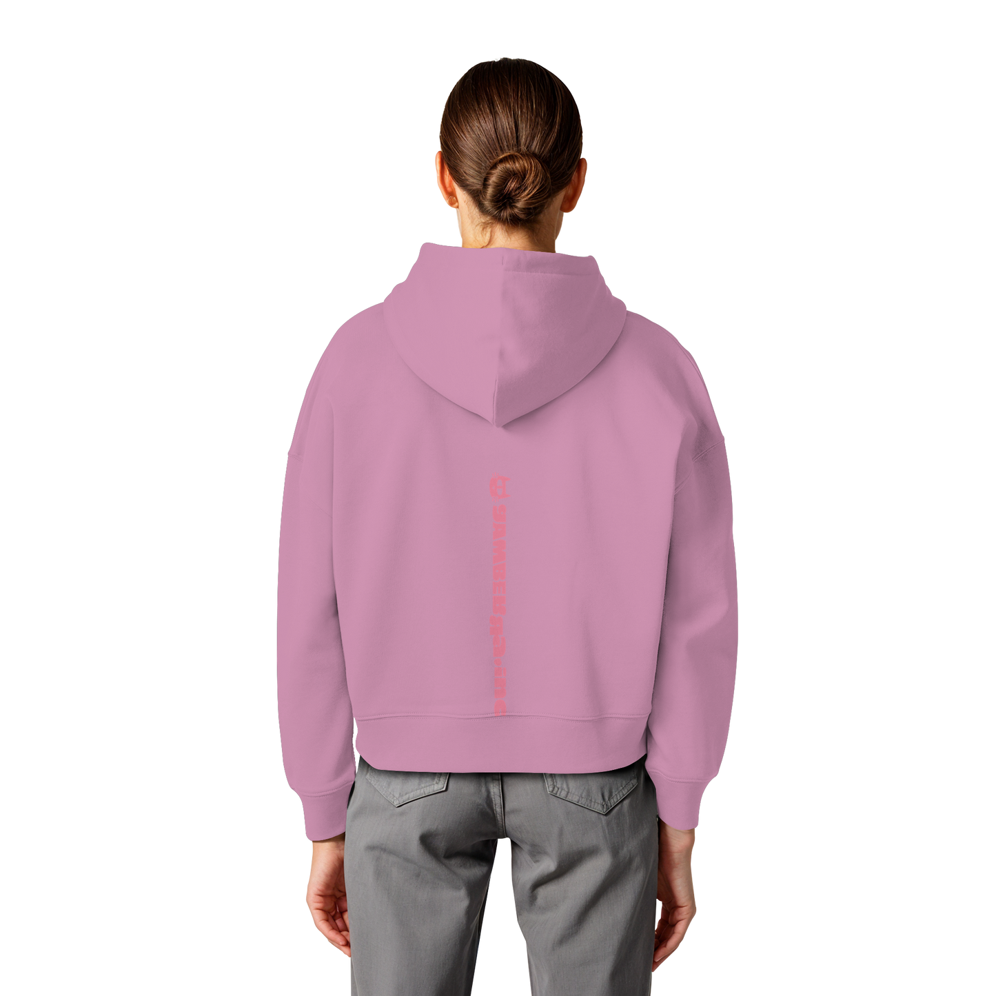 LO QUE ÉL OS DIGA SUDADERA BOXY CAPUCHA