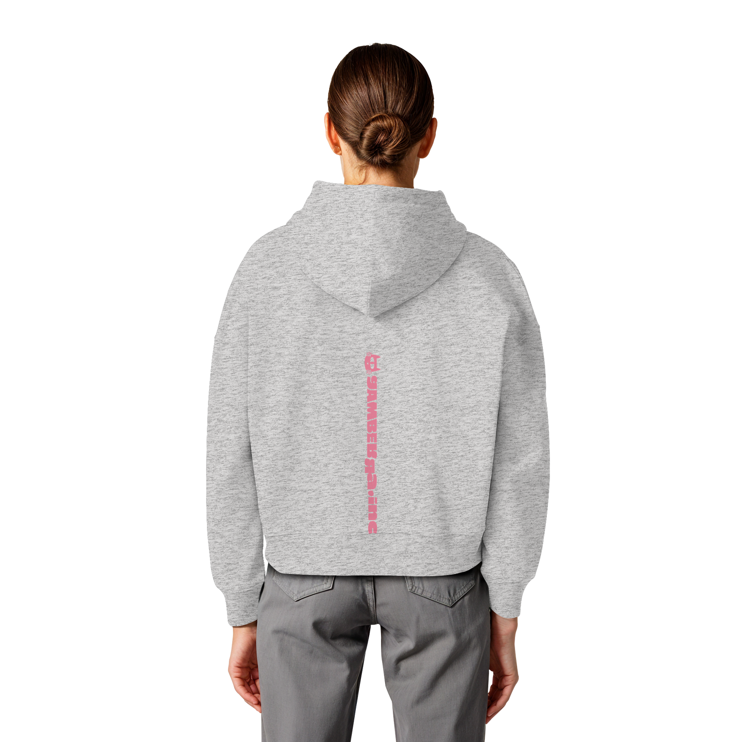 LO QUE ÉL OS DIGA SUDADERA BOXY CAPUCHA