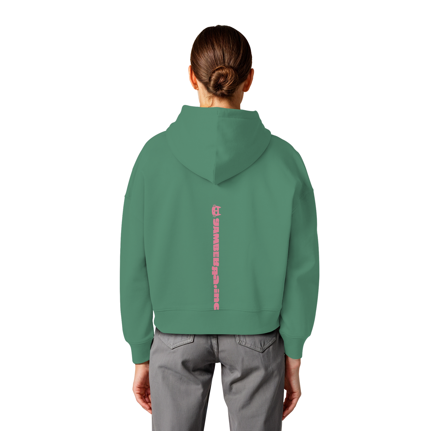 LO QUE ÉL OS DIGA SUDADERA BOXY CAPUCHA