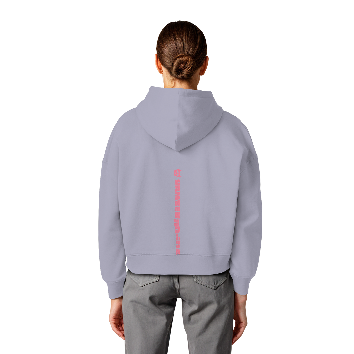 LO QUE ÉL OS DIGA SUDADERA BOXY CAPUCHA