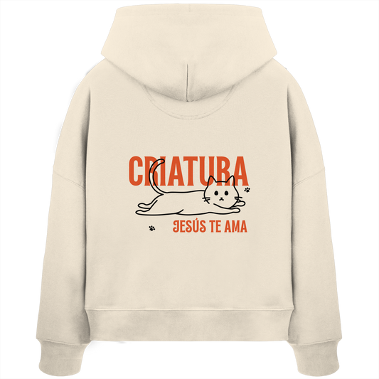 JESÚS TE AMA SUDADERA BOXY