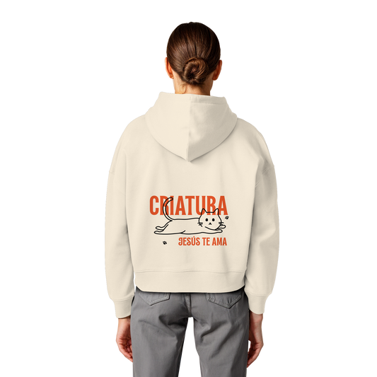 JESÚS TE AMA SUDADERA BOXY
