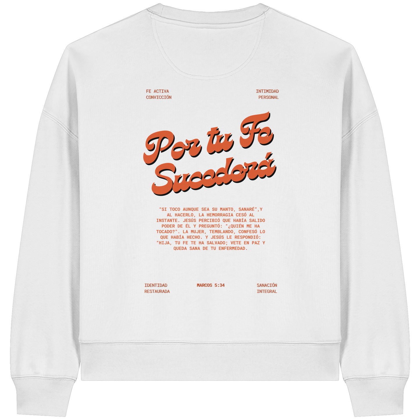 POR TU FE SUDADERA BOXY