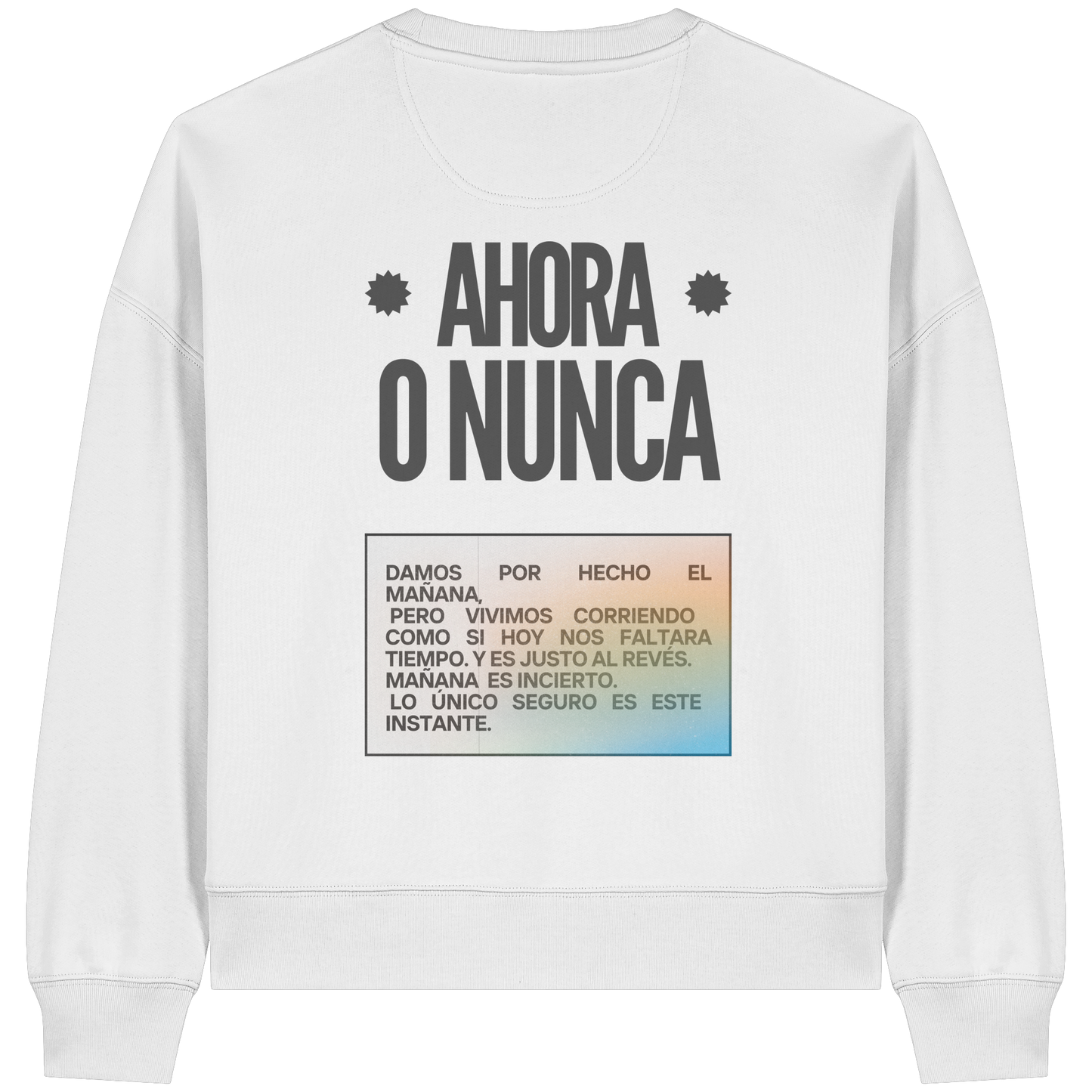 AHORA O NUNCA