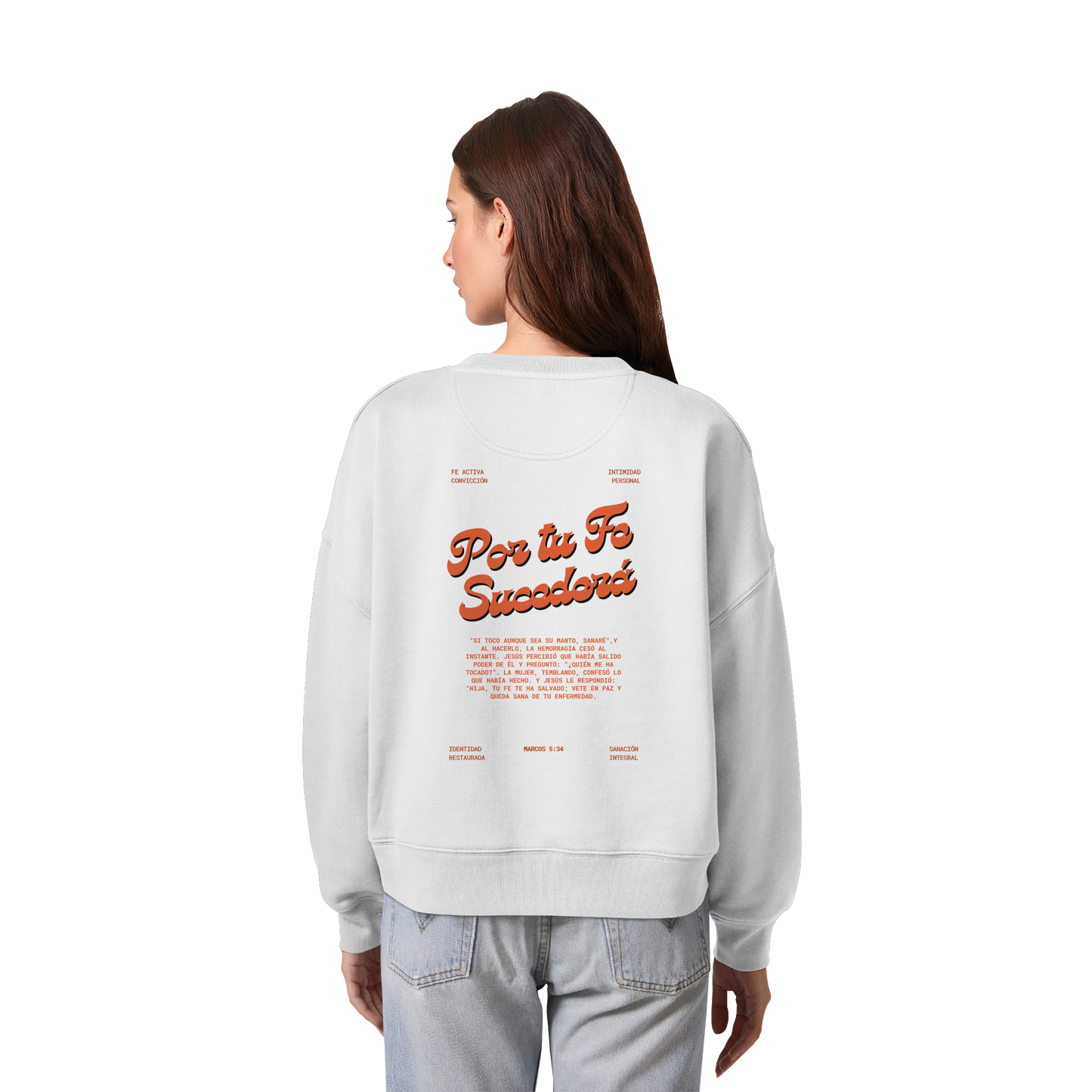 POR TU FE SUDADERA BOXY