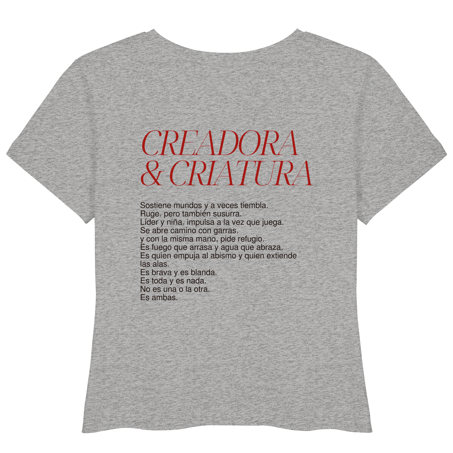 CRIATURA Y CREADORA