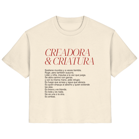 CRIATURA Y CREADORA
