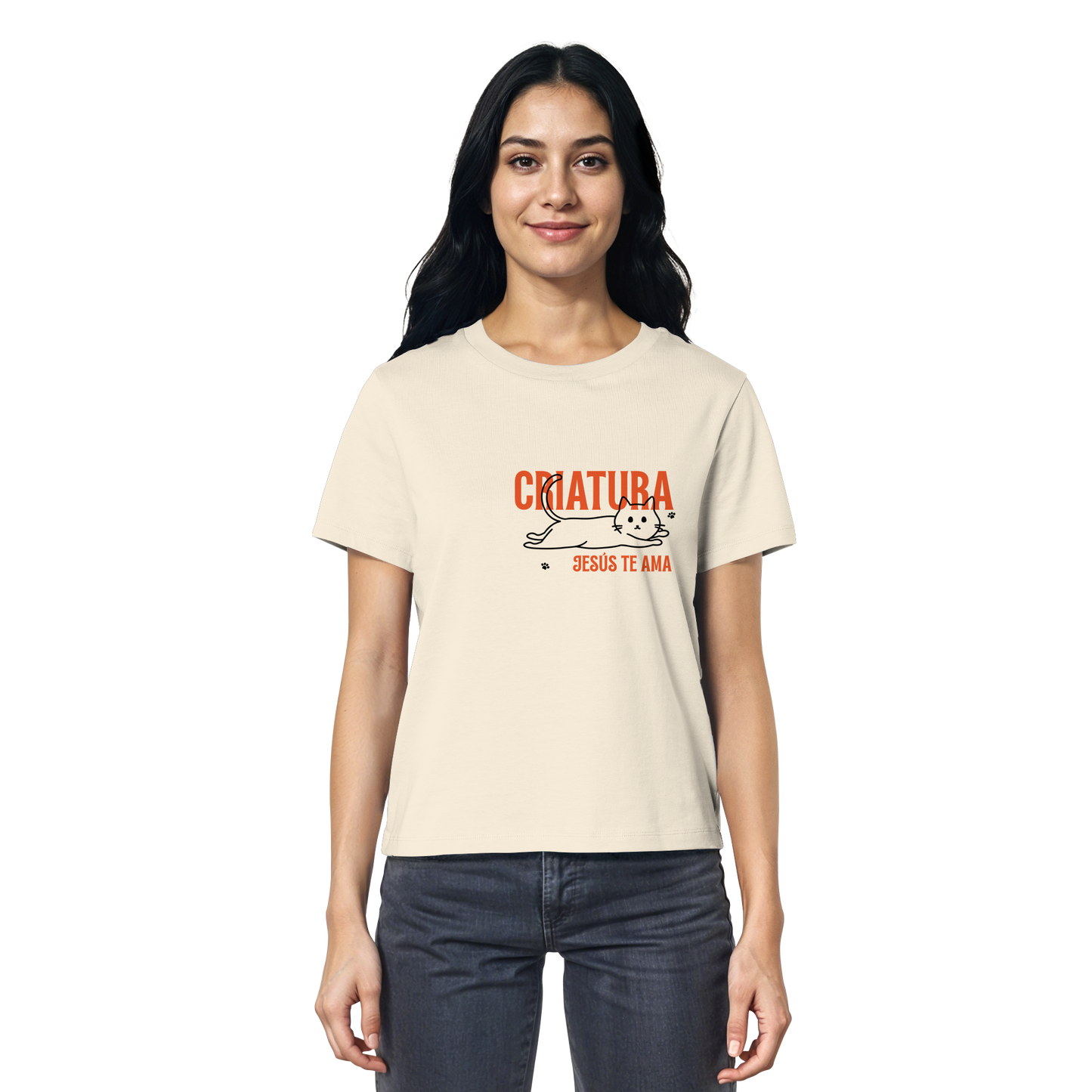 JESÚS TE AMA CAMISETA MANGA CORTA