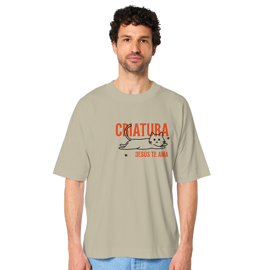 JESÚS TE AMA CAMISETA UNISEX OVERSIZE