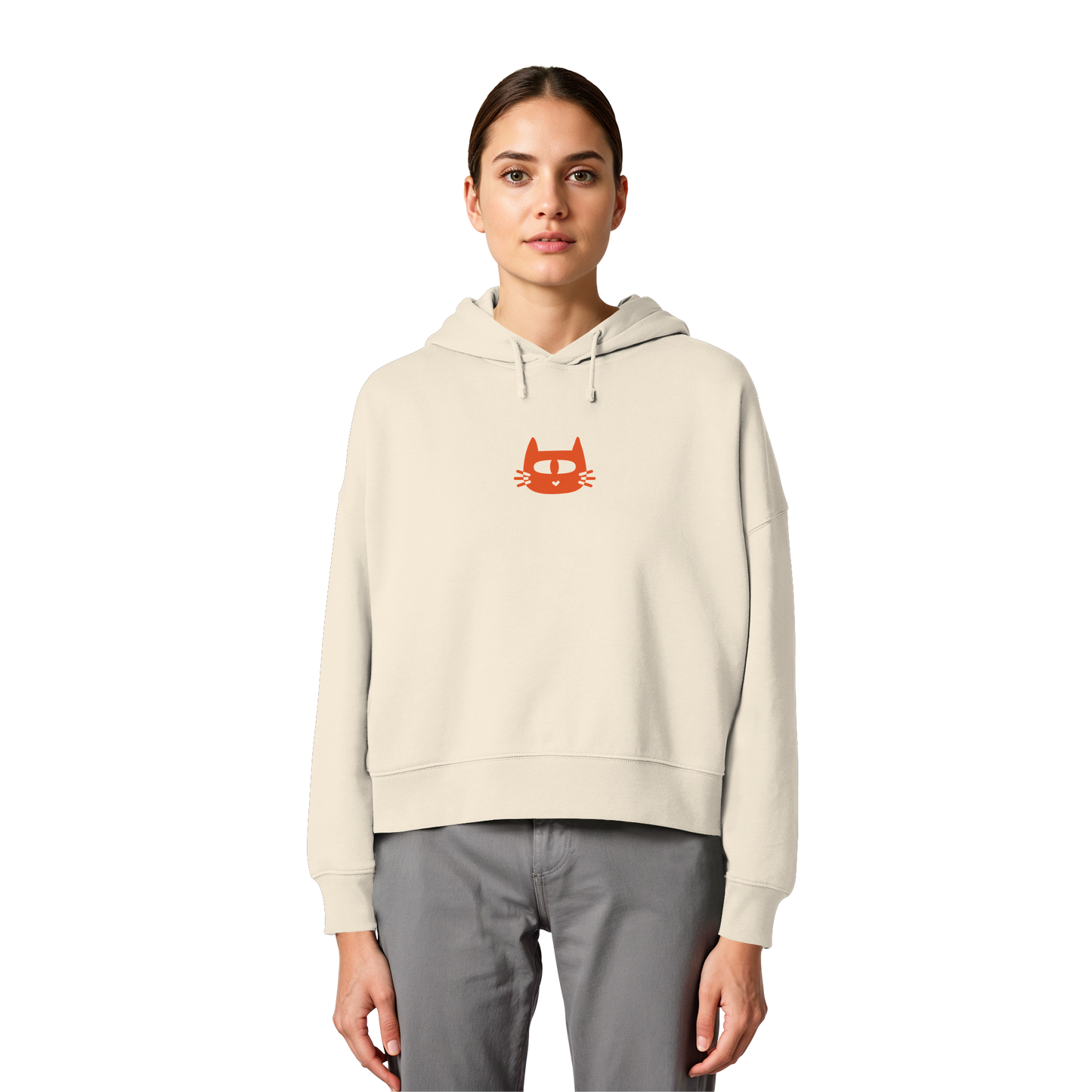 JESÚS TE AMA SUDADERA BOXY
