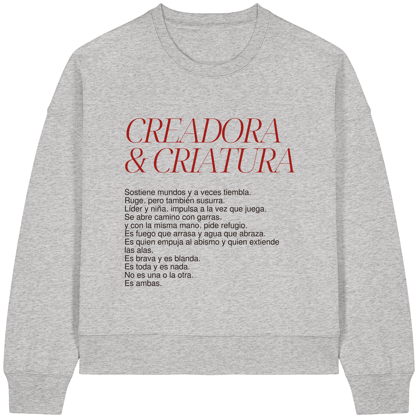 CRIATURA Y CREADORA