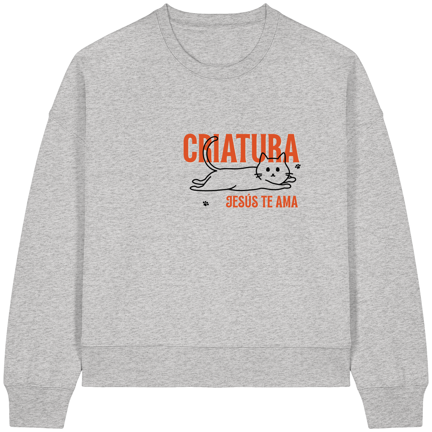 JESÚS TE AMA SUDADERA SIN CAPUCHA