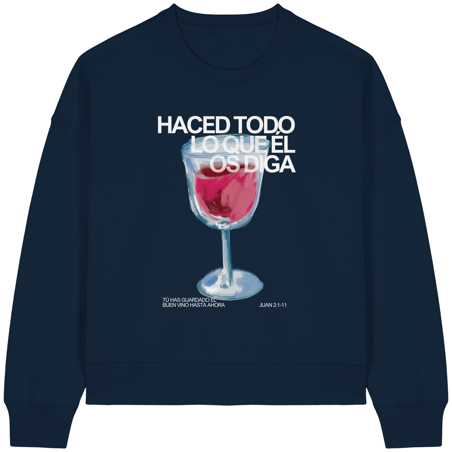 LO QUE ÉL OS DIGA SUDADERA BOXY