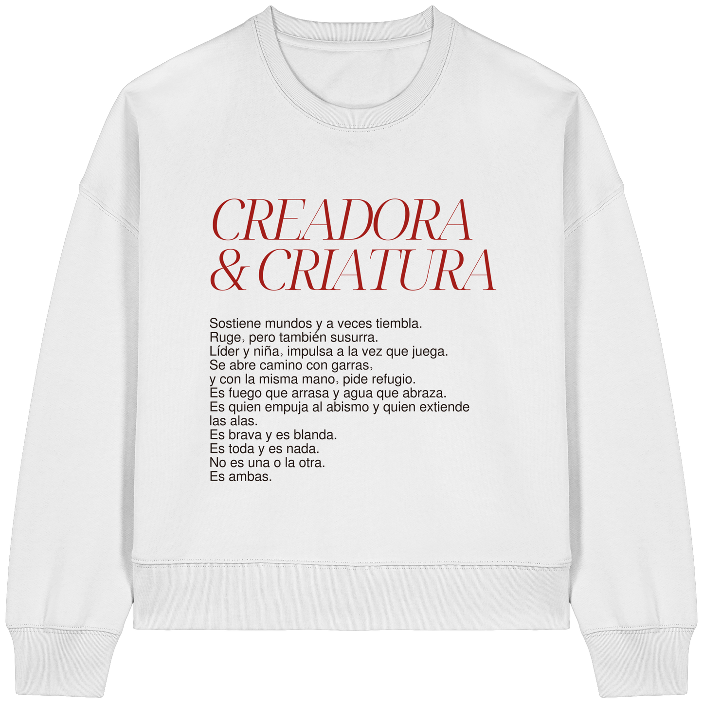 CRIATURA Y CREADORA