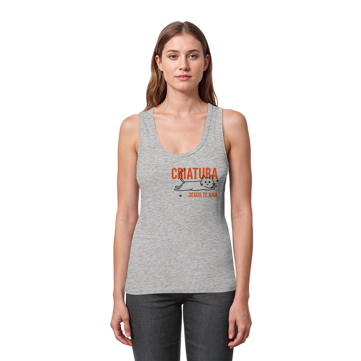 JESÚS TE AMA CAMISETA TIRANTES