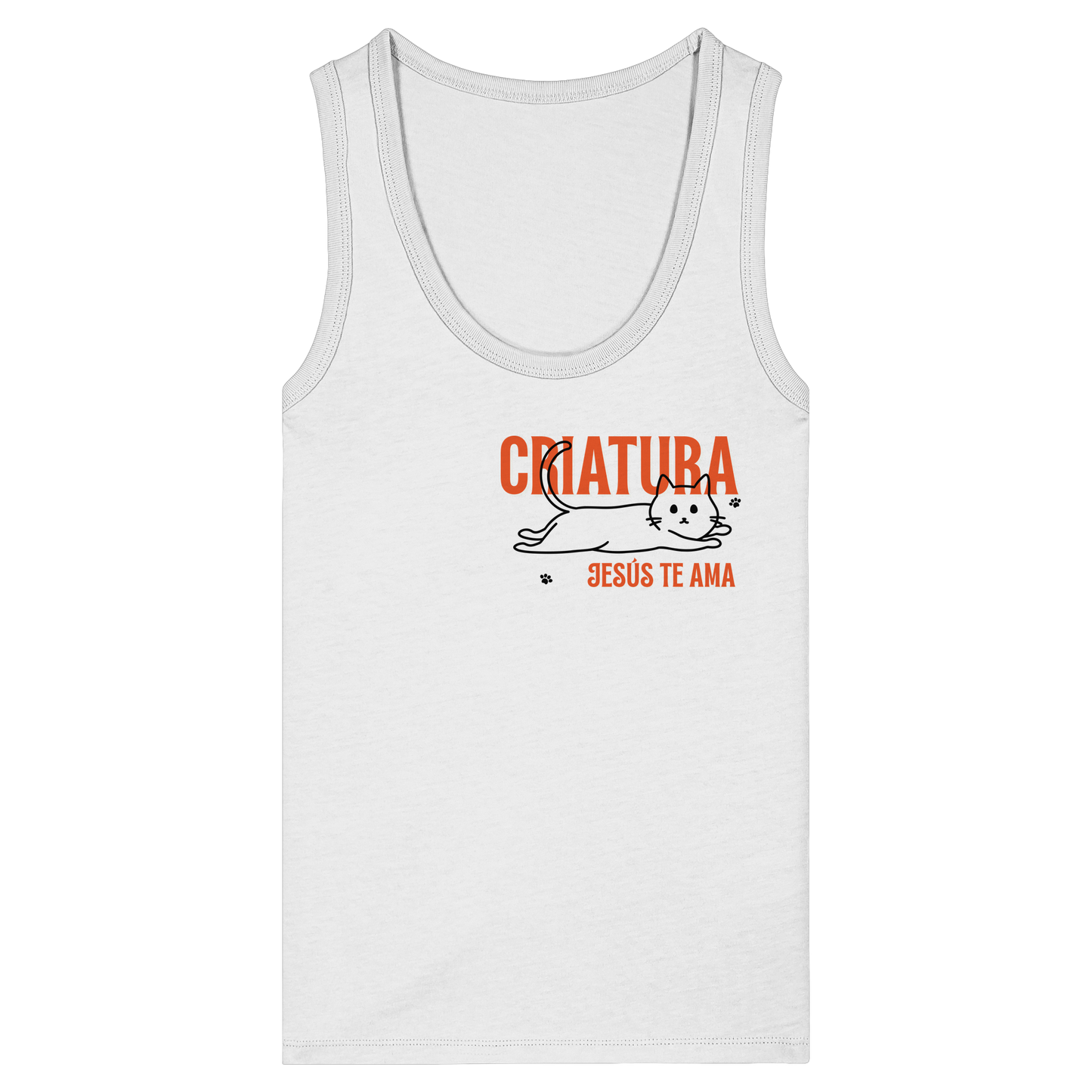 JESÚS TE AMA CAMISETA TIRANTES