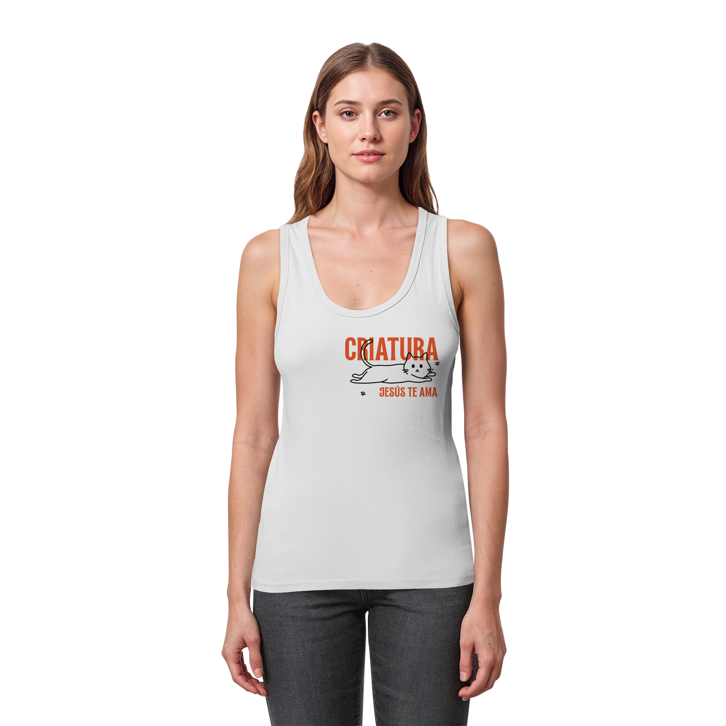 JESÚS TE AMA CAMISETA TIRANTES