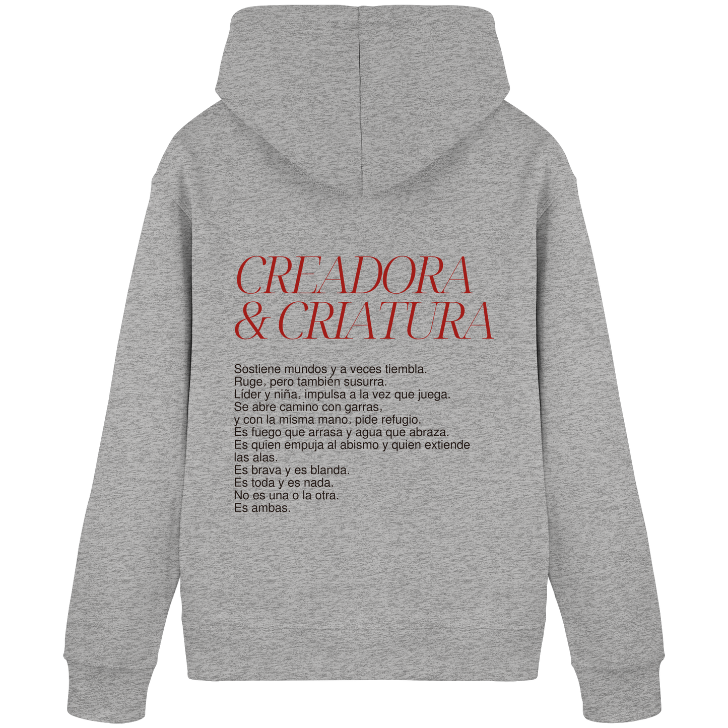 CRIATURA Y CREADORA