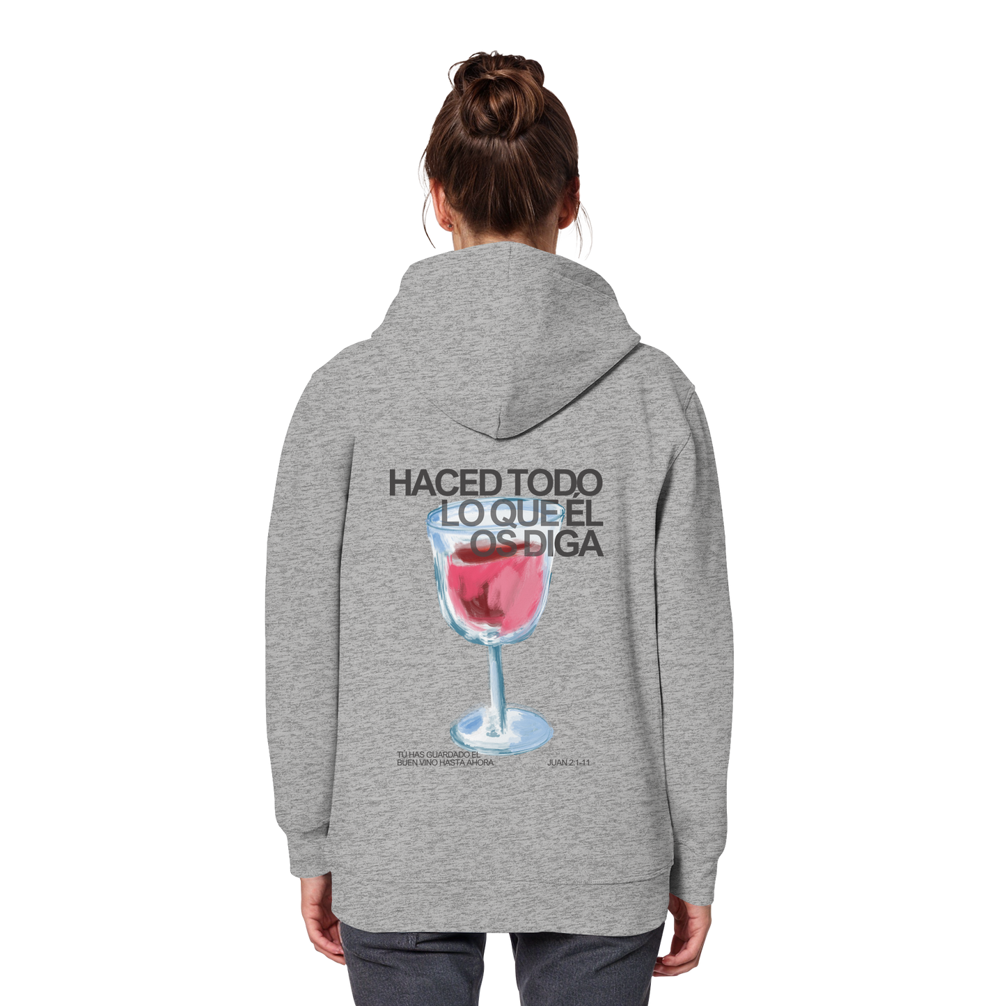 LO QUE ÉL OS DIGA SUDADERA CAPUCHA