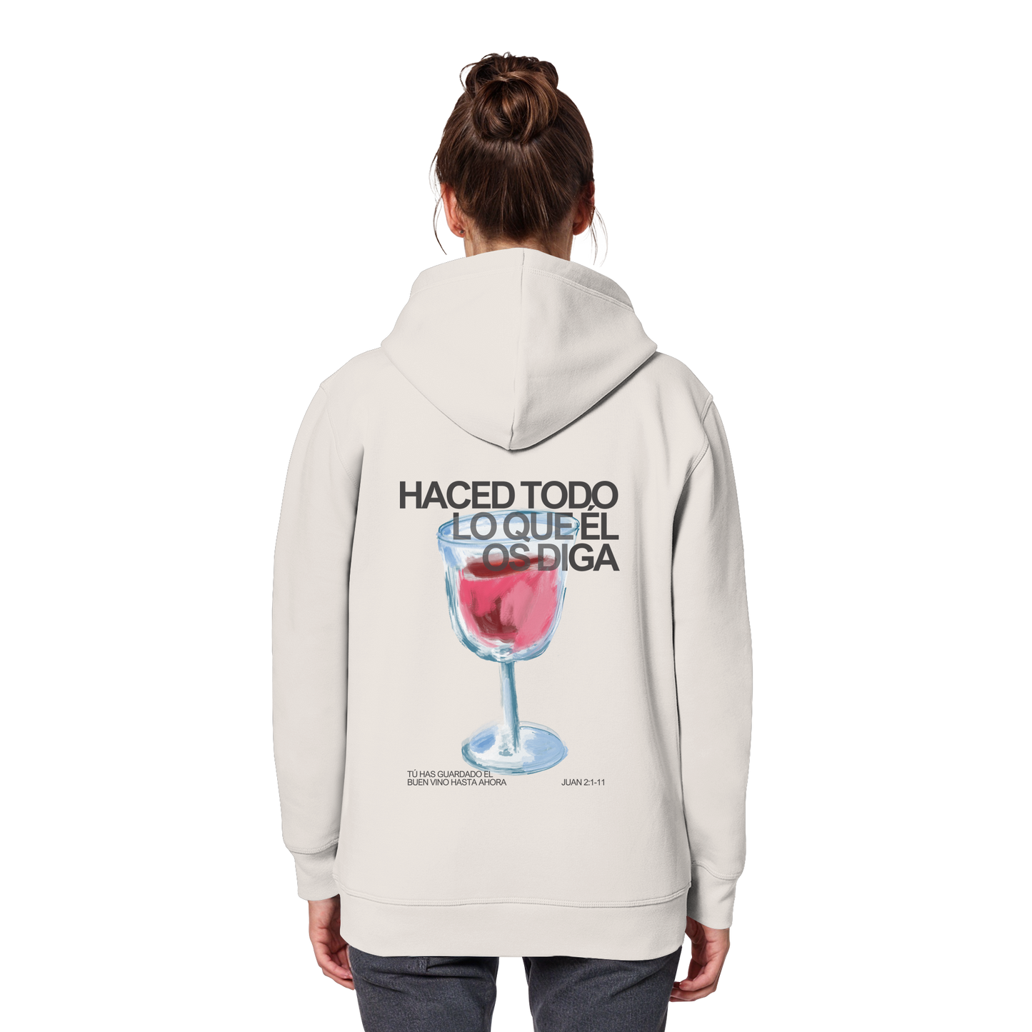 LO QUE ÉL OS DIGA SUDADERA CAPUCHA