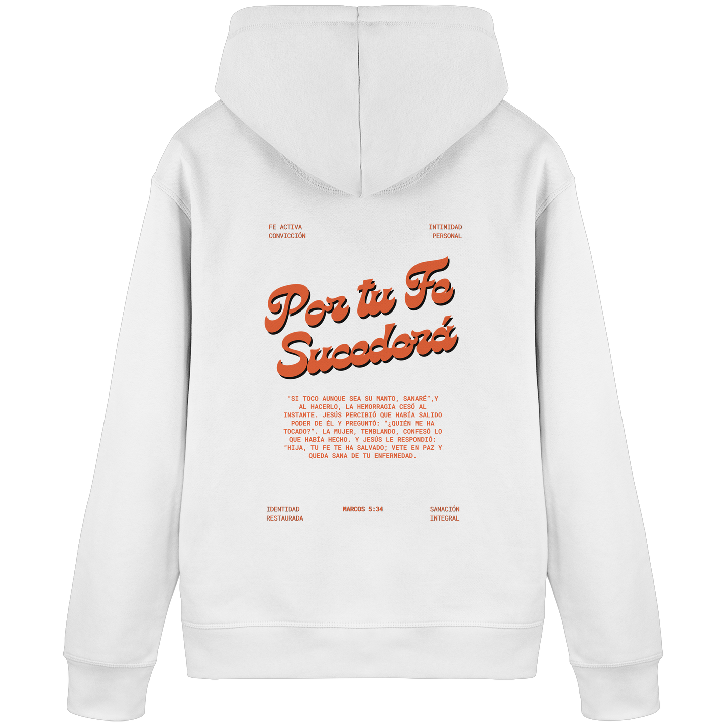 POR TU FE SUDADERA CAPUCHA