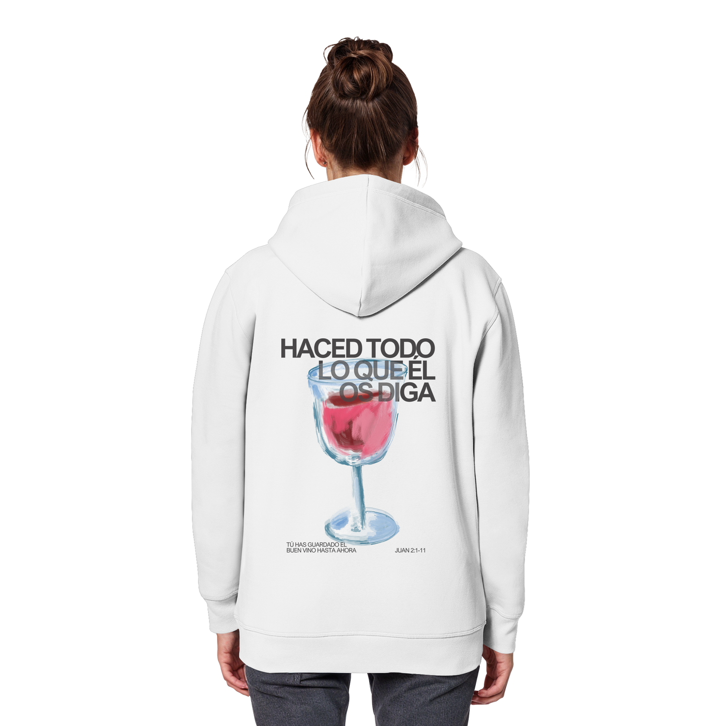 LO QUE ÉL OS DIGA SUDADERA CAPUCHA