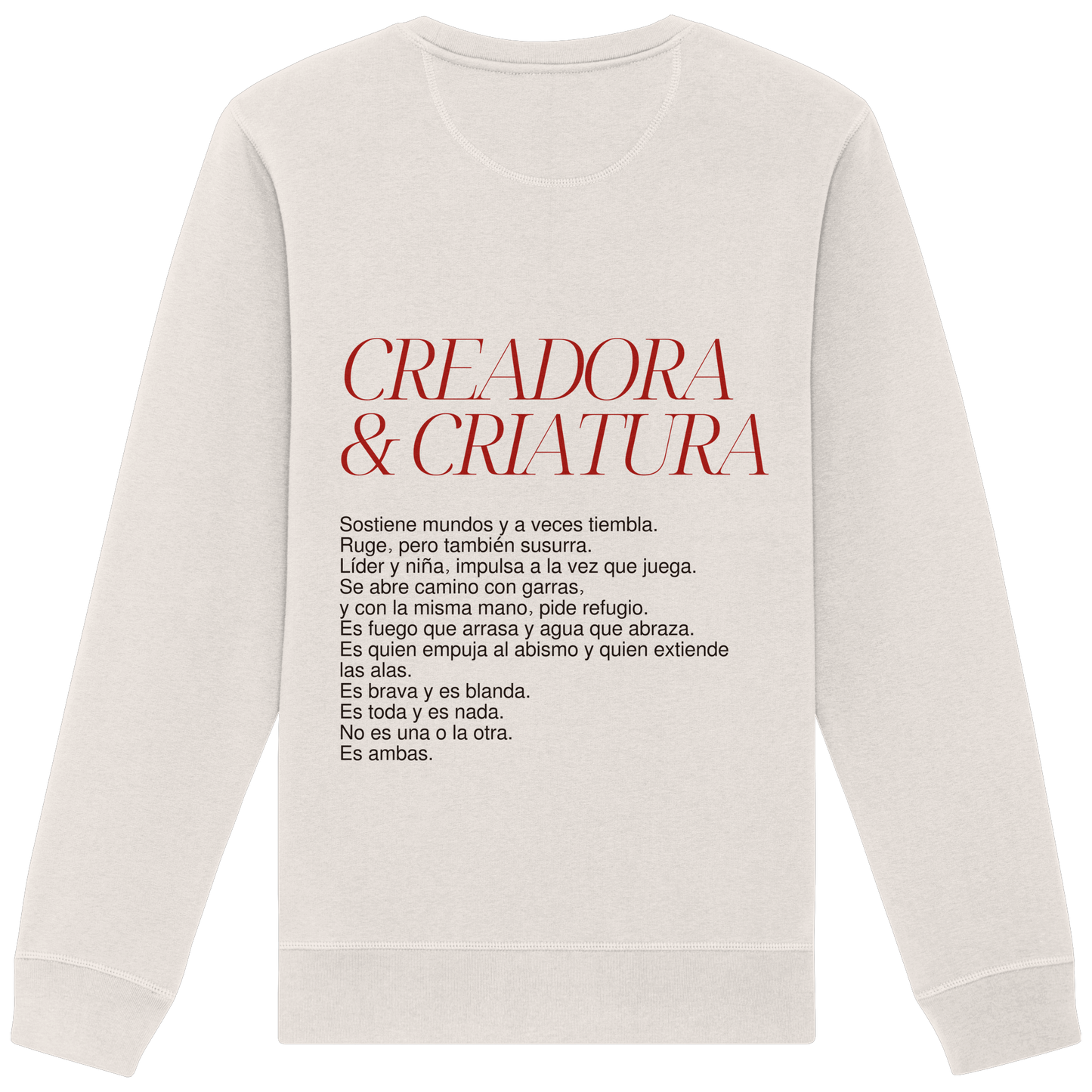 CRIATURA Y CREADORA